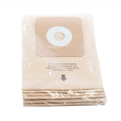 Nilfisk CarpeTriever Vacuum Bag Filters, 37 Qt, Black, Pack Of 6 Filters