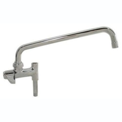 T&S Brass Pre-Rinse Add-On Faucet, Laminar Flow Device Nozzle, 12", Stainless