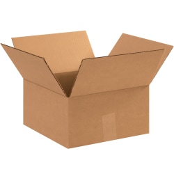 Partners Brand Heavy-Duty Boxes, 12" x 12" x 8", Kraft, Pack Of 25 Boxes