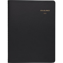 AT-A-GLANCE 2023-2024 RY Monthly Planner, Black, Large, 9" x 11"