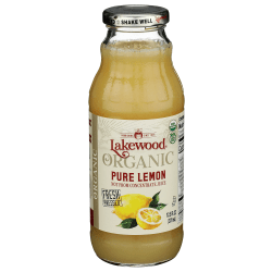 Lakewood Organic Pure Pressed Juice, Lemon, 12.5 Oz, Total Qty 12