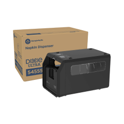 Dixie Ultra Take-Two Napkin Dispenser, 13-15/16" x 8" x 8-1/2", Black, Total Qty 1