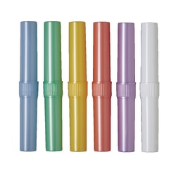 Medline 2-Piece Toothbrush Holders, Assorted Colors, Case Of 72