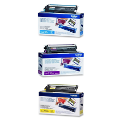 Brother® TN210 3-Color Cyan/Magenta/Yellow Toner Cartridges, Pack Of 3 Cartridges, TN210CMY-OD