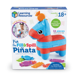 Learning Resources Pia The Fill & Spill Piñata, Multicolor, Pre-K
