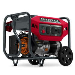Powermate PM7500 Portable Generator With 8-Gallon Tank