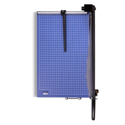 United Commercial Guillotine Paper Trimmer, 17", Blue