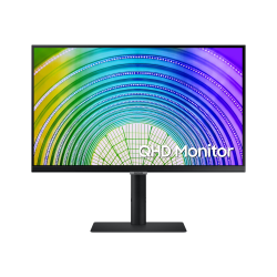 Samsung S27A600UUN - S60UA Series - LED monitor - 27" - 2560 x 1440 QHD @ 75 Hz - IPS - 300 cd/m² - 1000:1 - HDR10 - 5 ms - HDMI, DisplayPort, USB-C - black