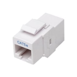 Intellinet Cat5e Inline Coupler - Modular insert (coupling) - RJ-45 - white