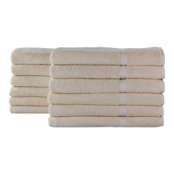 1888 Mills Crown Touch Bath Sheets, 35" x 68", Beige, Case of 24