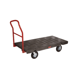 Rubbermaid® Commercial Heavy-Duty Platform Truck Cart, 1,200 lb Capacity, 24 x 48 Platform, Black