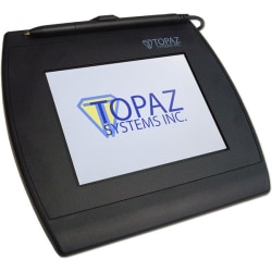Topaz SigGemColor T-LBK57GC-BBSB-R Signature Pad - Active Pen - 4.60" x 3.40" Active Area - 5.7" LCD - Backlight - 640 x 480 - USB