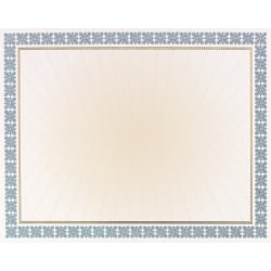 Great Papers! Foil Certificate, 8 1/2" x 11", Westminster Blue, Pack Of 15