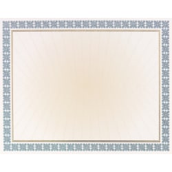 Great Papers! Foil Certificate, 8 1/2" x 11", Westminster Blue, Pack Of 15
