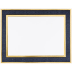 Great Papers!® Foil And Embossed Framed Certificate, 8 1/2" x 11", Navy, Pack Of 15