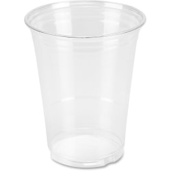 Genuine Joe Clear Plastic Cups - 25 - 16 fl oz - 500 / Carton - Clear - Plastic - Cold Drink, Beverage