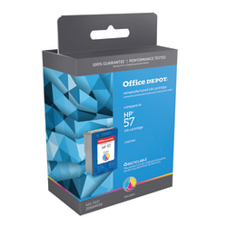 Office Depot® Brand Remanufactured Tri-Color Ink Cartridge Replacement For HP 57