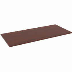 Lorell Multipurpose Tabletop - 30" Width x 66" Depth x 1" Thickness - Band Edge - Mahogany, Laminate Table Top - For Conference Table, Office - 1 Each