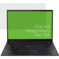 Lenovo 14.0 inch 1610 Privacy Filter for X1 Carbon Gen9 with COMPLY Attachment from 3M Matte - For 14" Widescreen LCD Notebook - 16:10 - Cold Resistant, Heat Resistant, Humidity Resistant, Thermal Shock Resistant - Anti-glare - 1 Pack