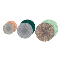 Teacher Created Resources Double-Sided Hanging Paper Fans, Home Sweet Classroom, Pack Of 3 Fans