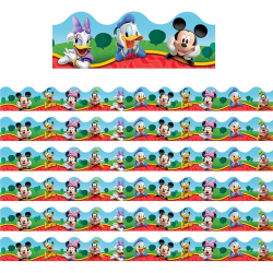 Eureka School Deco Trim, Mickey Mouse Clubhouse Characters, 37' Per Pack, Set Of 6 Packs