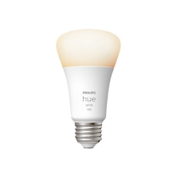 Philips Hue White - LED light bulb - shape: A19 - E26 - 10.5 W (equivalent 75 W) - soft white light - 2700 K