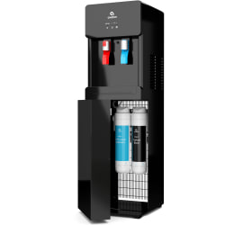 Avalon Self Cleaning Bottleless Water Cooler Dispenser - Hot & Cold Water, Child Safety Lock, Innovative Slim Design - UL/Energy Star Approved- Black