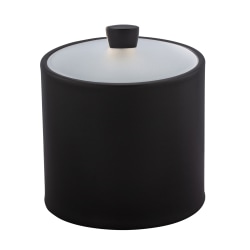 Erwyn Products Arc Ice Buckets, 2-Quart, Black, Set Of 6 Buckets