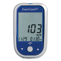 Medline EvenCare® Test Strips For EvenCare G2® Blood Glucose Systems, 50 Strips Per Box, Case Of 12 Boxes