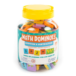 Educational Insights Math Dominoes, Addition & Subtraction, Multicolor