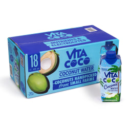 Vita Coco Coconut Water, 11.1 Oz, Pack Of 18 Bottles