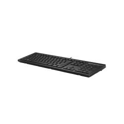 HP 125 G2 - Keyboard - 100% - full size - USB - US - black