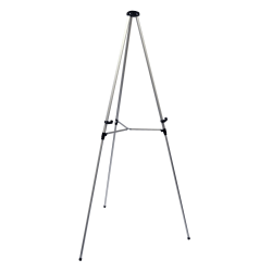 Office Depot® Brand Presentation Easel, 35-1/2"-65"H, Silver