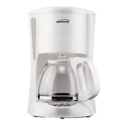 Brentwood 12-Cup Programmable Digital Coffee Maker, White