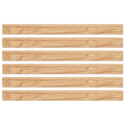 Carson Dellosa Education Straight Borders, Grow Together Light Wood Grain, 36' Per Pack, Set Of 6 Packs