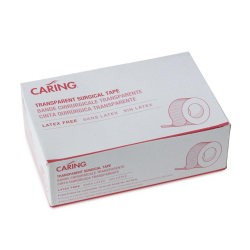 Medline Caring Adhesive Tape, 2" x 10 Yd., Transparent, Pack Of 6