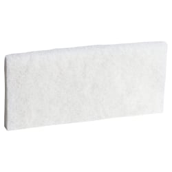 3M™ Doodlebug™ Cleaning Pads, 8440, 4 5/8" x 10", White, Pack Of 5 Pads