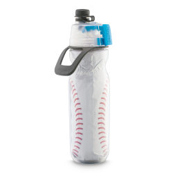 O2COOL Mist N’ Sip Water Bottle, 20 Oz, Baseball