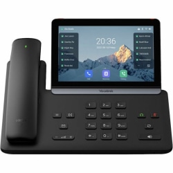 Yealink T88W Pro IP Phone - Corded/Cordless - Corded/Cordless - Bluetooth, Wi-Fi - 10 Multiple Conferencing - Wall Mountable, Desktop, Stand Mountable - 16 x Total Line - VoIP - 7" LCD - IEEE 802.11 a/b/g/n/ac/ax - 2 x Network (RJ-45) - PoE Ports