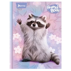 Norma Notebook, Durabook, 100 Sheets, 7-1/2" x 9-3/4", Animals, Total Qty 1