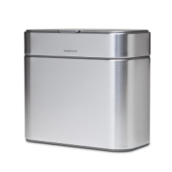 simplehuman Compost Caddy, 1.06 Gallons, Silver