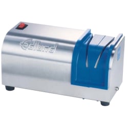 Edlund Electric Knife Sharpener With Removable Guide, 9-3/4" x 4" x 4-3/4", Silver