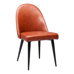 Zuo Silloth Dining Accent Chairs, Brown, Set Of 2 Chairs