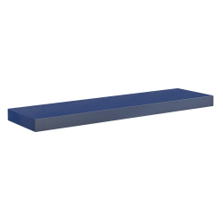 Eurostyle Barney Floating Shelf, 2"H x 36"W x 10"D, Deep Blue