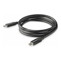 StarTech.com 1m 3 ft USB C to USB C Cable w/ 5A PD - M/M - USB 2.0 - USB-IF Certified - USB Type C Cable - USB2C5C1M