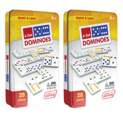 Junior Learning Dot Dominoes, 1st Grade, Pack Of 2 Sets