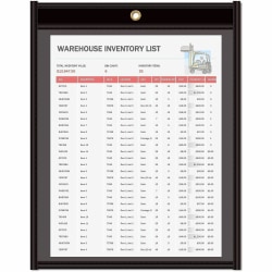 C-Line Shop Ticket Holders, Stitched - One Side Clear, 11 x 14, 25/BX, 45114