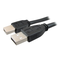 Comprehensive Pro AV/IT Active USB A Male to B Male 50ft - Matte Black