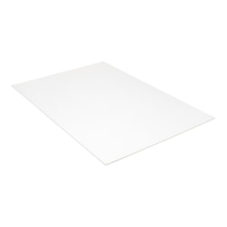 Pacon UCreate Boards, Foam, 30"H x 20"W x 3/16"D, White, Pack Of 25 Boards