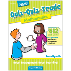 Kagan Publishing Quiz-Quiz-Trade: Mathematics, Grades 2-4